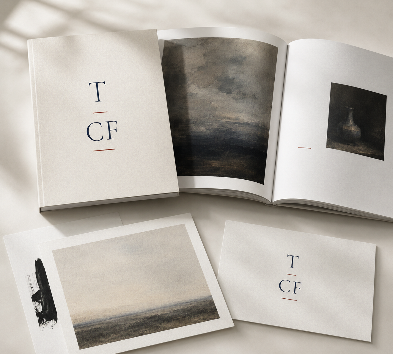 Déclinaison horizontale et monogramme TCF